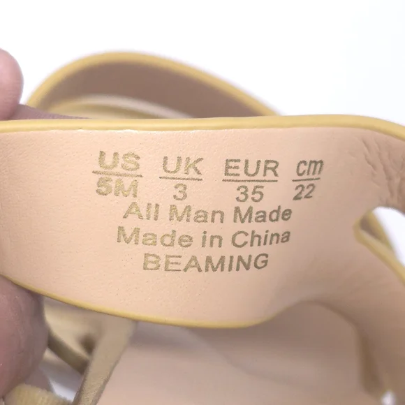 Naturalizer Beaming Sandal Straps Gold 5M - Picture 7 of 9